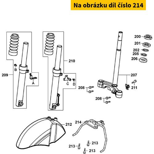 Halter f. Kotflügel MX9033