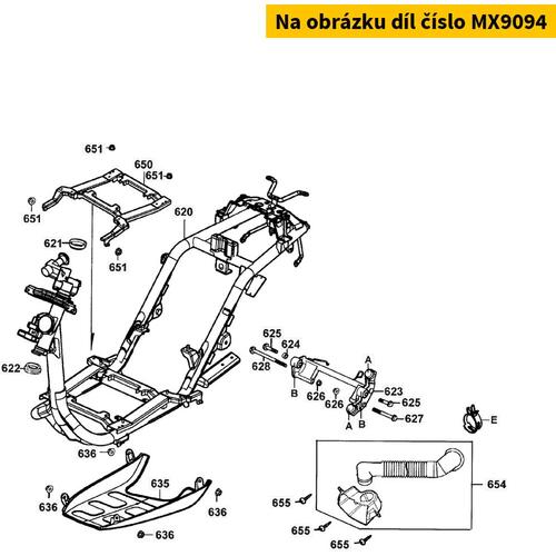 Gummilager f. Motorhalter MX9094