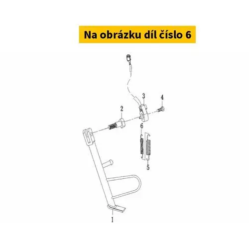 Inner Spring. Side Stand S0104021-LB1-00