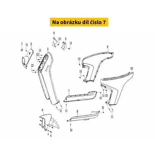 Side Cover. Rh S0202001-LB1-00