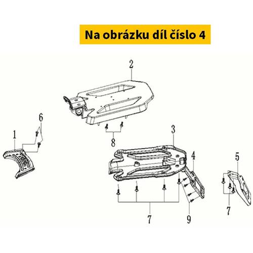 Bracket. Rear License Plate S0204017-LB1-00