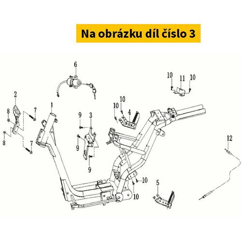 Bracket. Charging Port S0509200-LB1-01