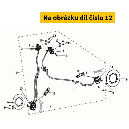 Main Cylinder Connecting Block S45517-QSM-C00