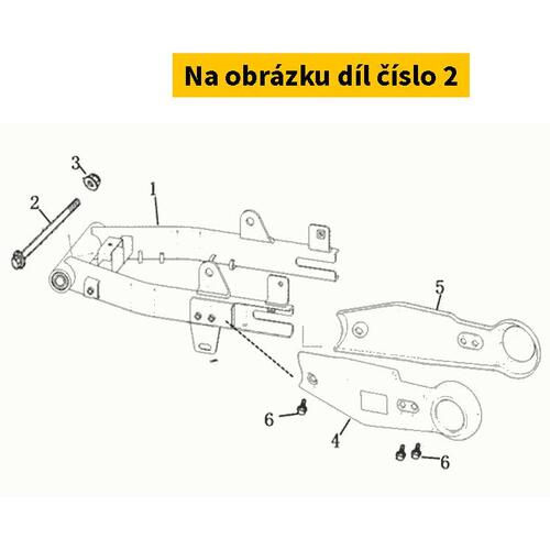 Rear Swingarm Axle S52101-TGC-A00