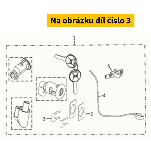 Lock Installation Spring Leaf S75582-QSM-A00