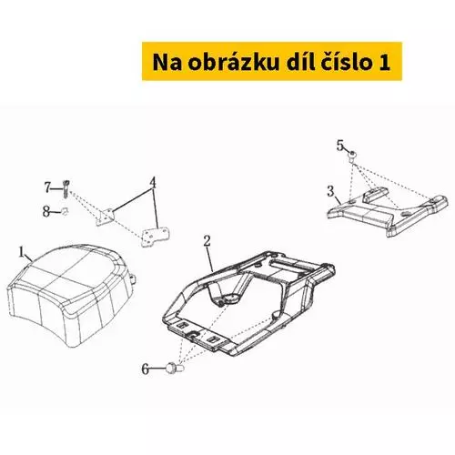 Sub Seat Comp Double S77300-TBG-C00