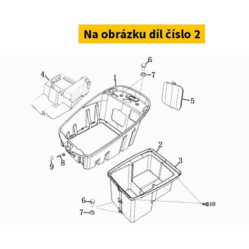 R Dowm.Luggage Box S81255-TBG-A00