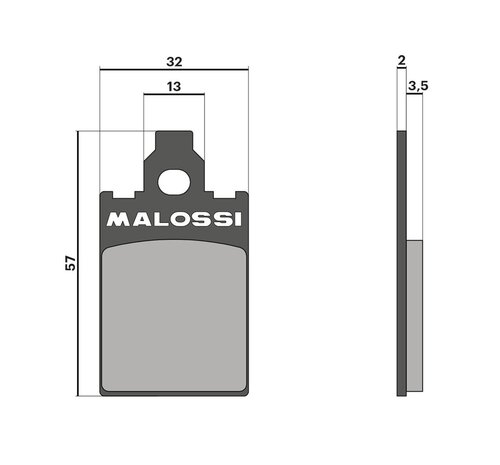 Brzdové destičky 0070 Malossi -- Sport