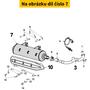 Muffler PEUGEOT Satelis 2 125i 4T E3 2012-2016 1178184614