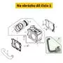 Cylinder kit Ø57 SYM 125 H2O 4T 4V E1 <-'05 (HHB) 12100-HHB-000-A