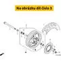 AXLE, FR. WHEEL 44301KRJ900