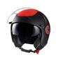 Helmet Demi Jet VESPA VJ Fluo Red (double visor) 607148M01FO