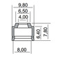 Gufero ventilů 5YPE21190000