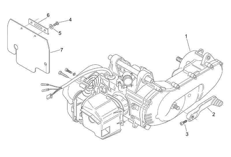 Motor, sady těsnění