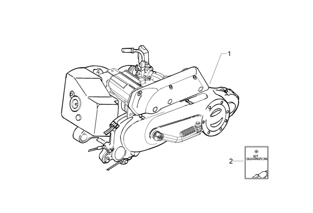 Motor, sady těsnění