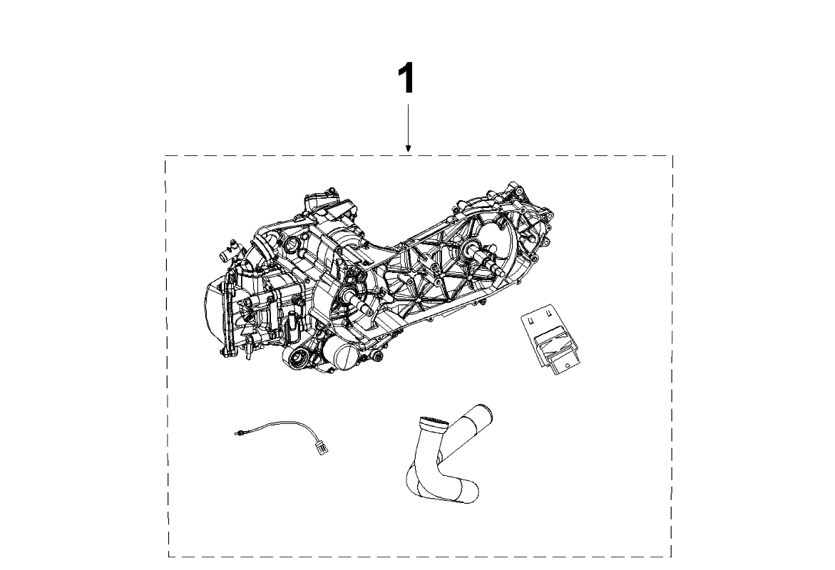 Motor, sady těsnění