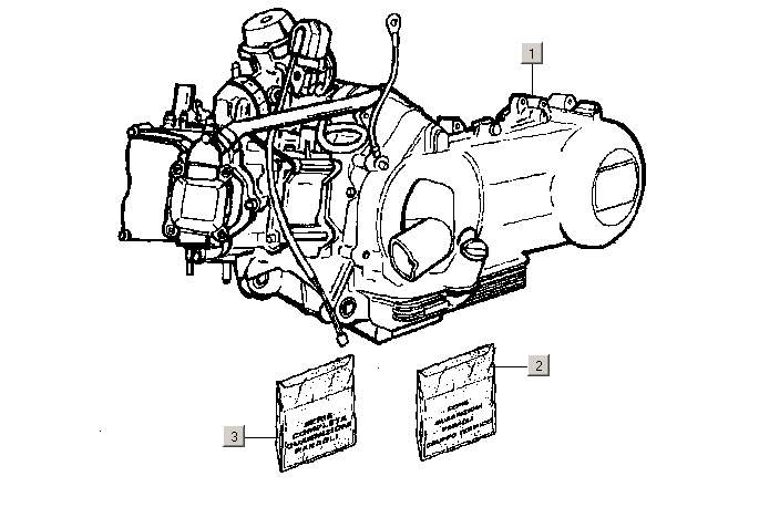 Motor, sady těsnění