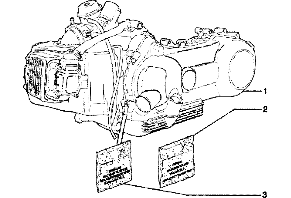 Motor, sady těsnění