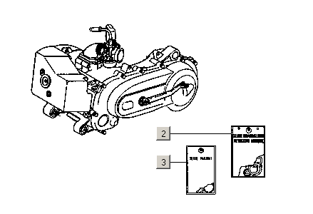 Motor, sady těsnění