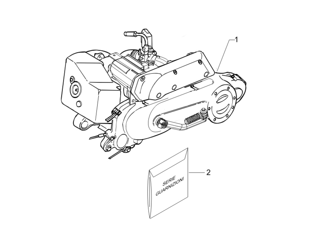 Motor, sady těsnění