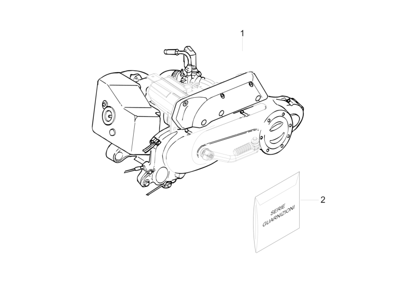 Motor, sady těsnění