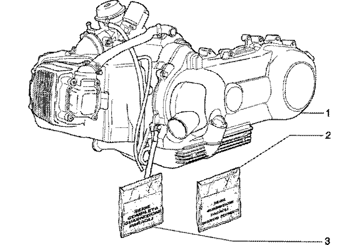 Motor, sady těsnění