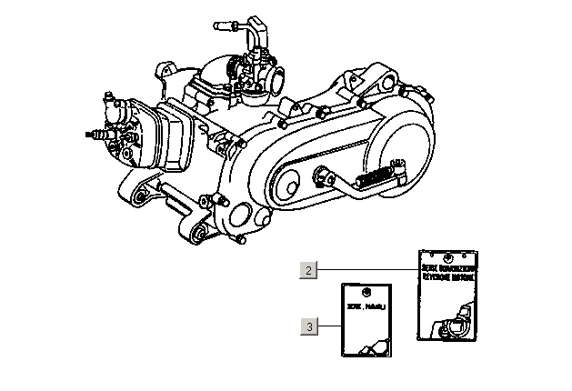 Motor, sady těsnění